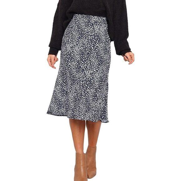 Petal & Pup Falco Skirt | Navy | Size 8 | Midi Pencil Skirt - Picture 2 of 4